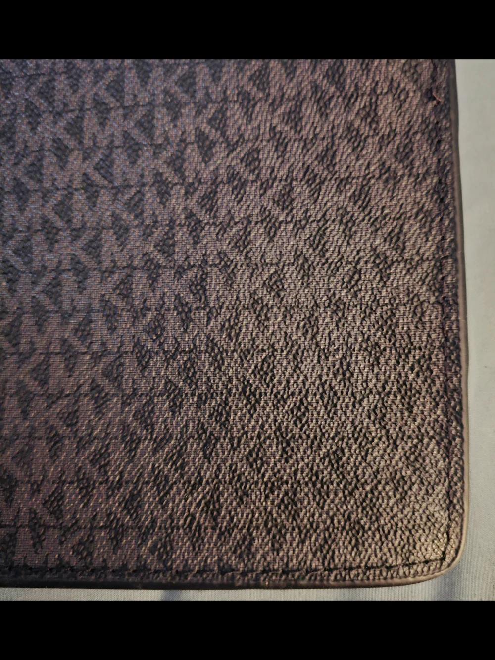 Michael Kors Black Crossbody with Silver Chain Detail